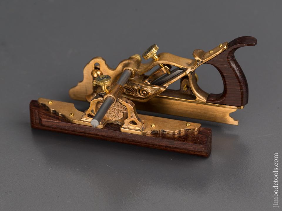 Rare! PAUL HAMLER MAYO Patent Plow Plane in Miniature! - 81877U