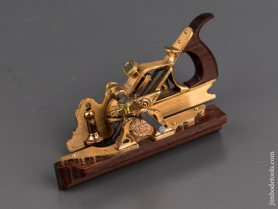 Rare! PAUL HAMLER MAYO Patent Plow Plane in Miniature! - 81877U