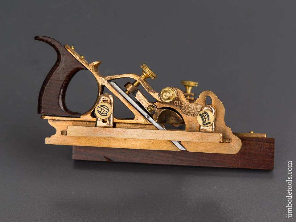 Rare! PAUL HAMLER MAYO Patent Plow Plane in Miniature! - 81877U