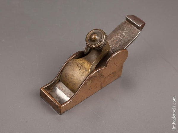 Rare! SPIERS No. 10 Gunmetal Chariot Plane with Original One inch WARD Snecked Iron - 82210U
