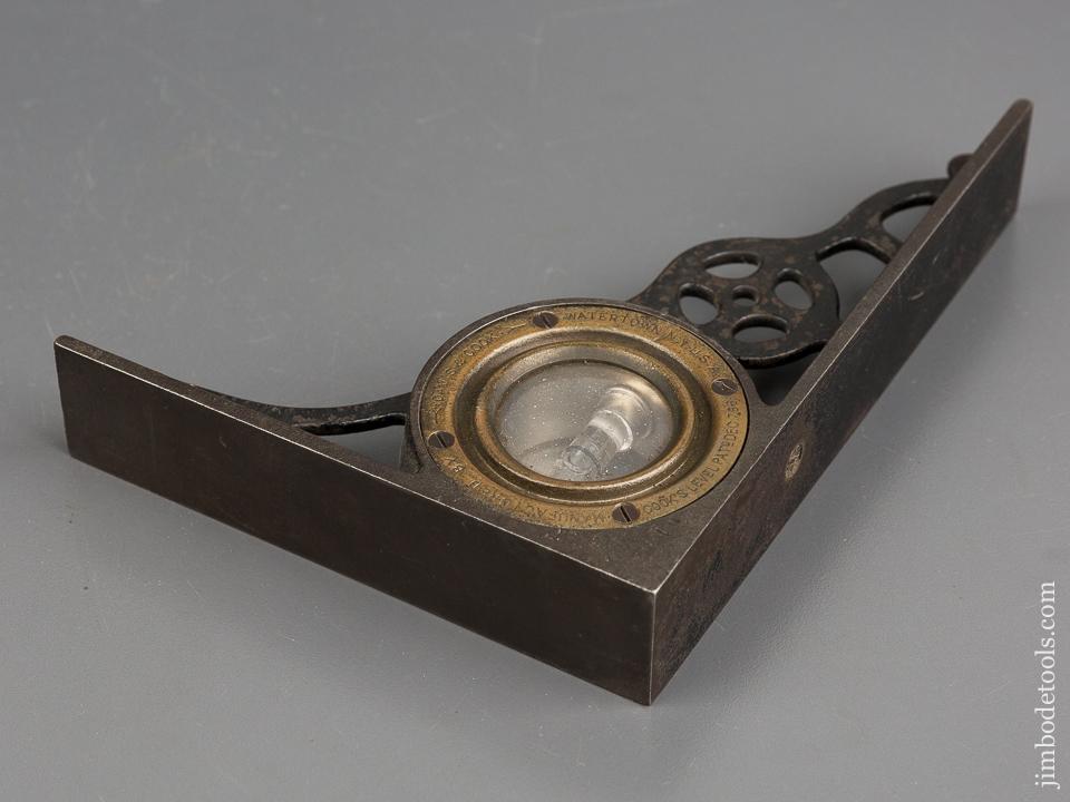 Rare! COOK Patent December 7, 1886 DAVIS & COOK Pretzel Corner Level FINE - 82431