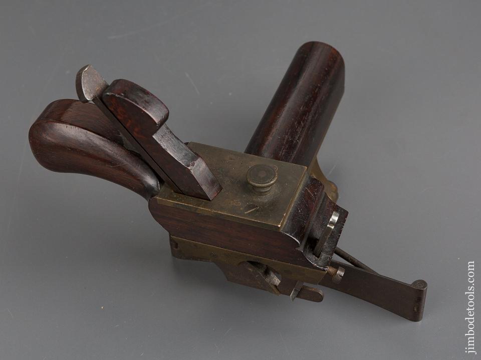 Rare! THOMAS FALCONER Curved Fence Plow Plane NEAR MINT - EXCELSIOR 82669