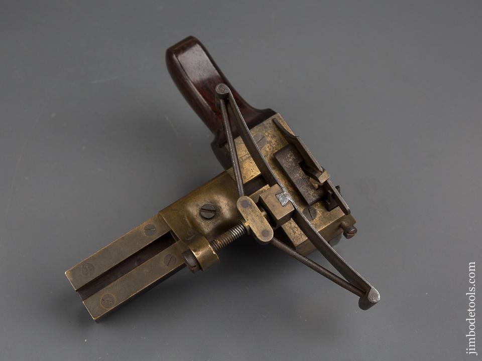 Rare! THOMAS FALCONER Curved Fence Plow Plane NEAR MINT - EXCELSIOR 82669