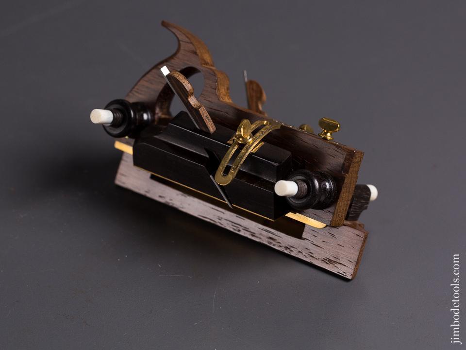 PAUL HAMLER Miniature Four inch TIDEY Patent Rosewood Beveling Plane MINT - 83604