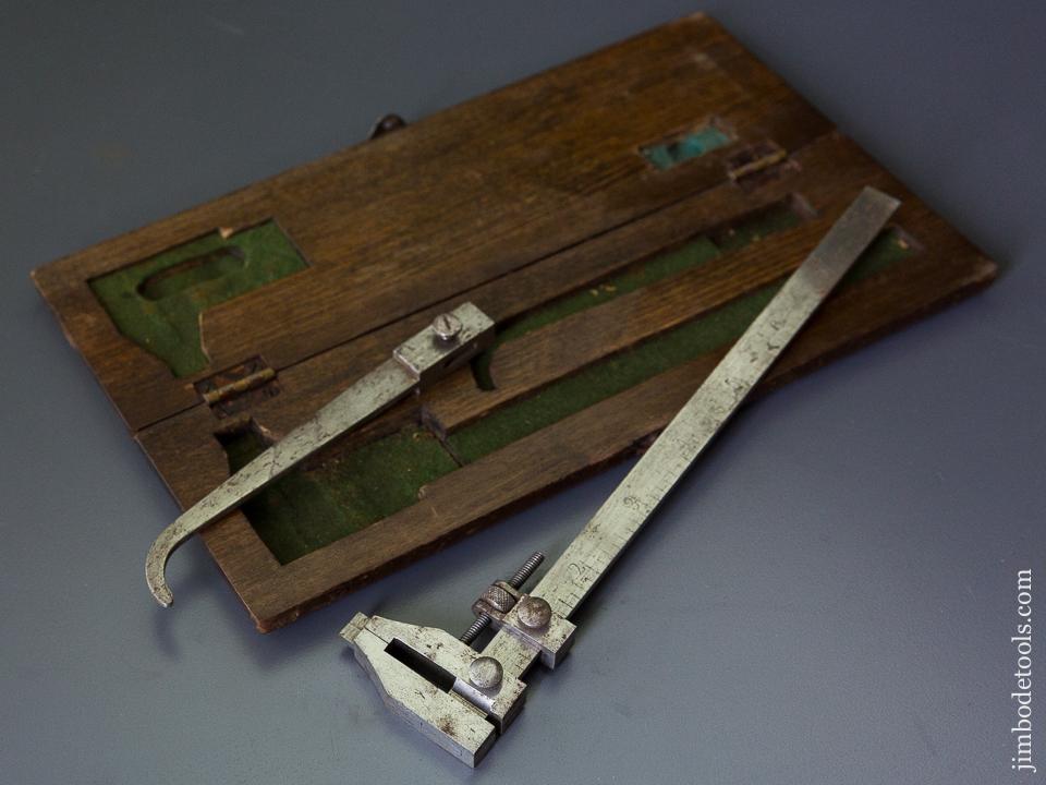 Unusual Veneer Caliper in Wooden Case - 86895