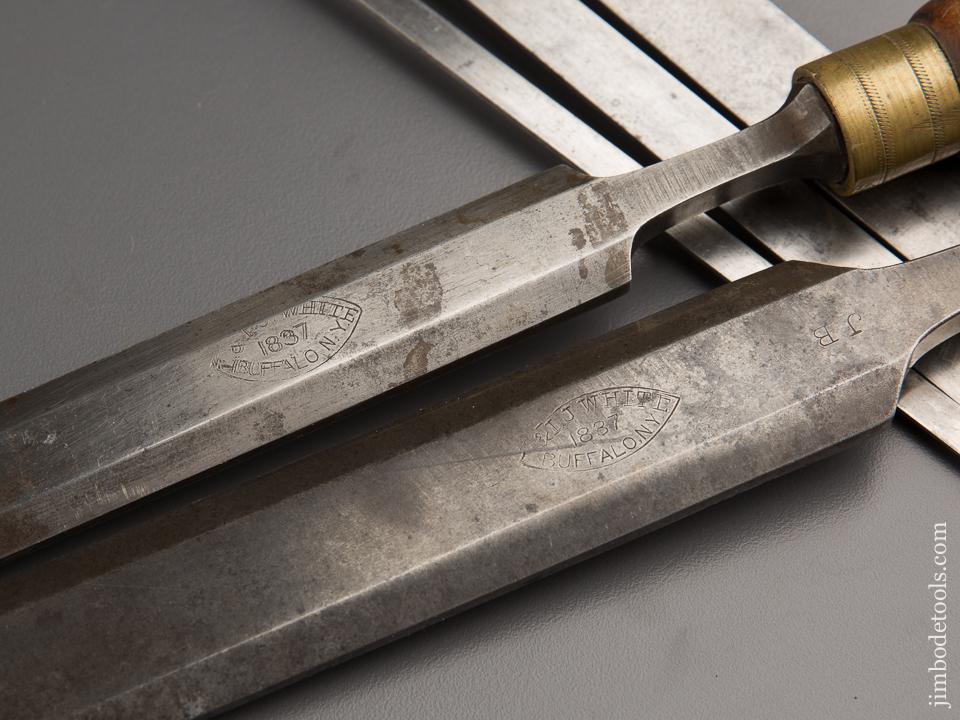 Rare! L&IJ WHITE Set of Five Paring Chisels EXTRA FINE! - 87073