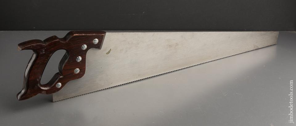 DEAD MINT! Unused 11 point 26 inch Crosscut DISSTON D15 VICTORY Hand Saw with Rosewood Handle - 90136U
