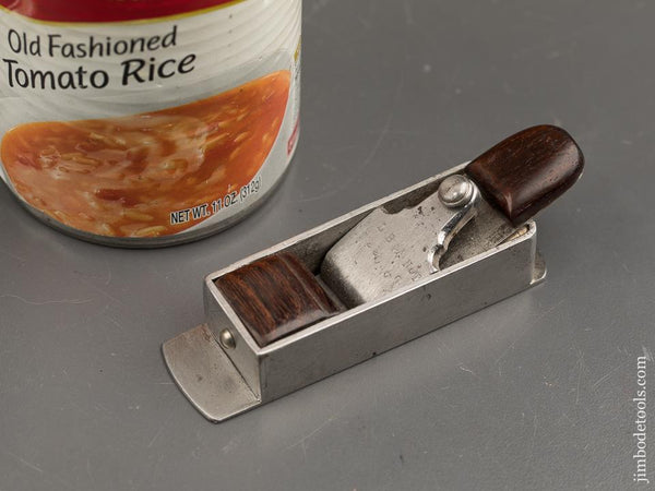 Miniature Dovetailed Steel Rosewood Stuffed Mitre Plane Reproduction of an L. BRANDT By Dominic Micalizzi * 91110U
