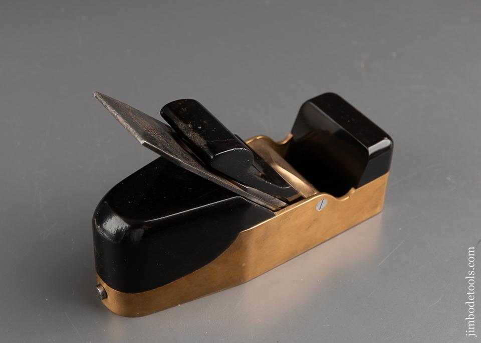 Stunning Gunmetal & Ebony Smooth Plane by HOLLAND LONDON - 91805U