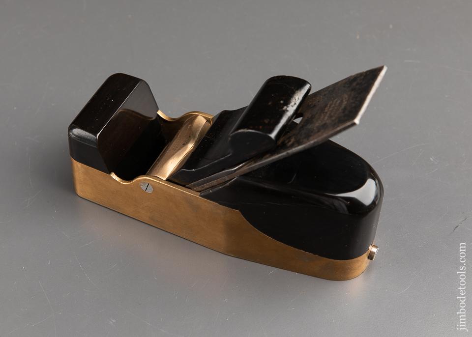 Stunning Gunmetal & Ebony Smooth Plane by HOLLAND LONDON - 91805U