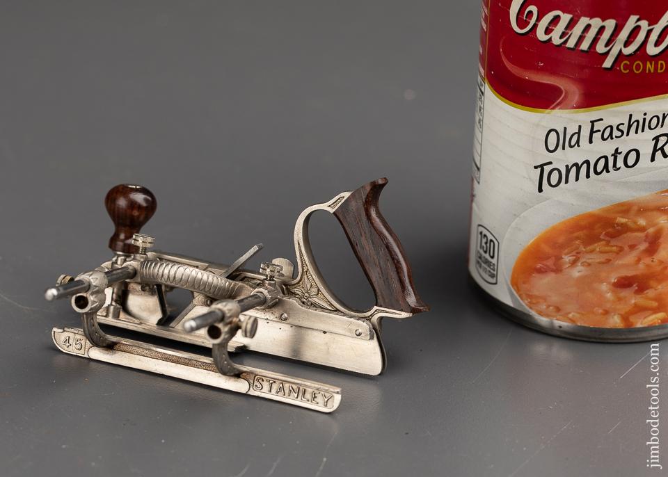 MINT Miniature STANLEY No. 45 Combination Plow Plane by PAUL HAMLER - 91817U