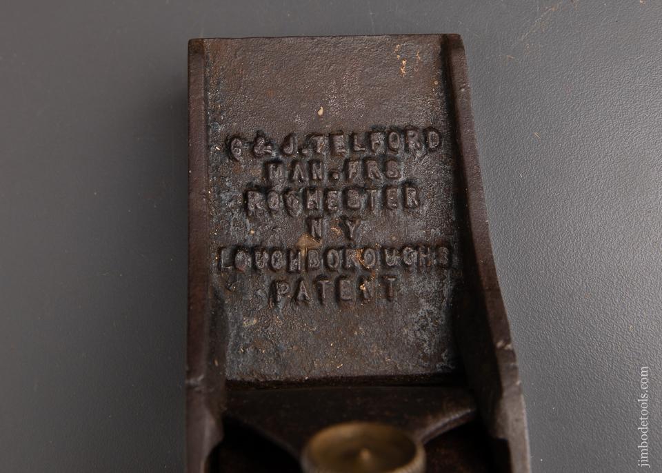 Rare! LOUGHBOROUGH's Patent April 4, 1854 Jack Plane by G&J TELFORD - 92798R
