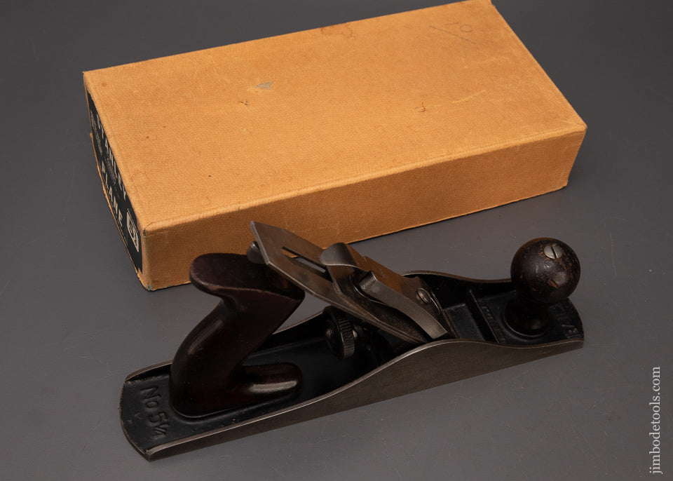 STANLEY-No.-5-1/4-Junior-Jack-Plane-NEAR-MINT-in-Original-Box-93234