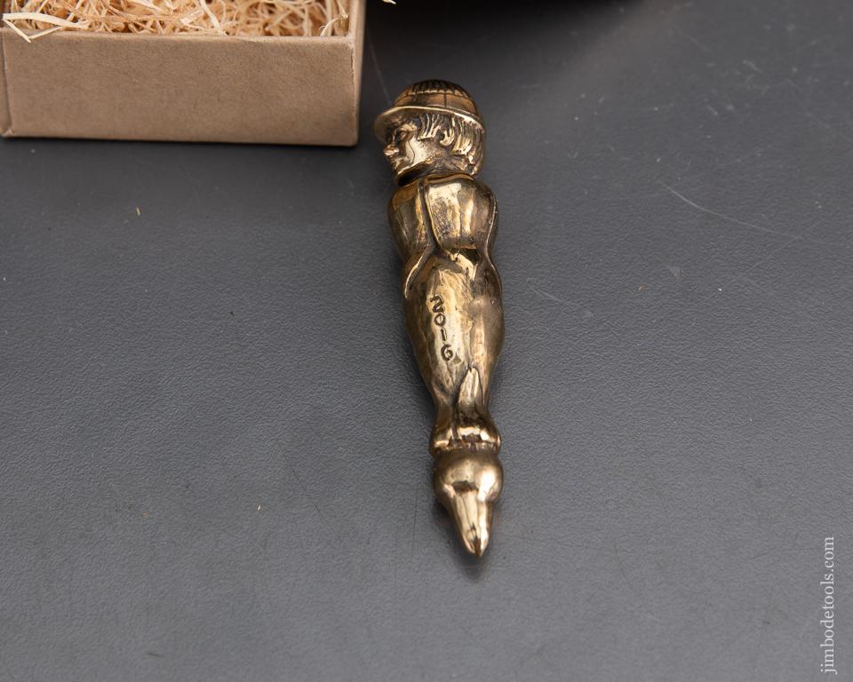 2016 PNTC Three inch Figural Brass Plumb Bob Favor in Original Box - 93354