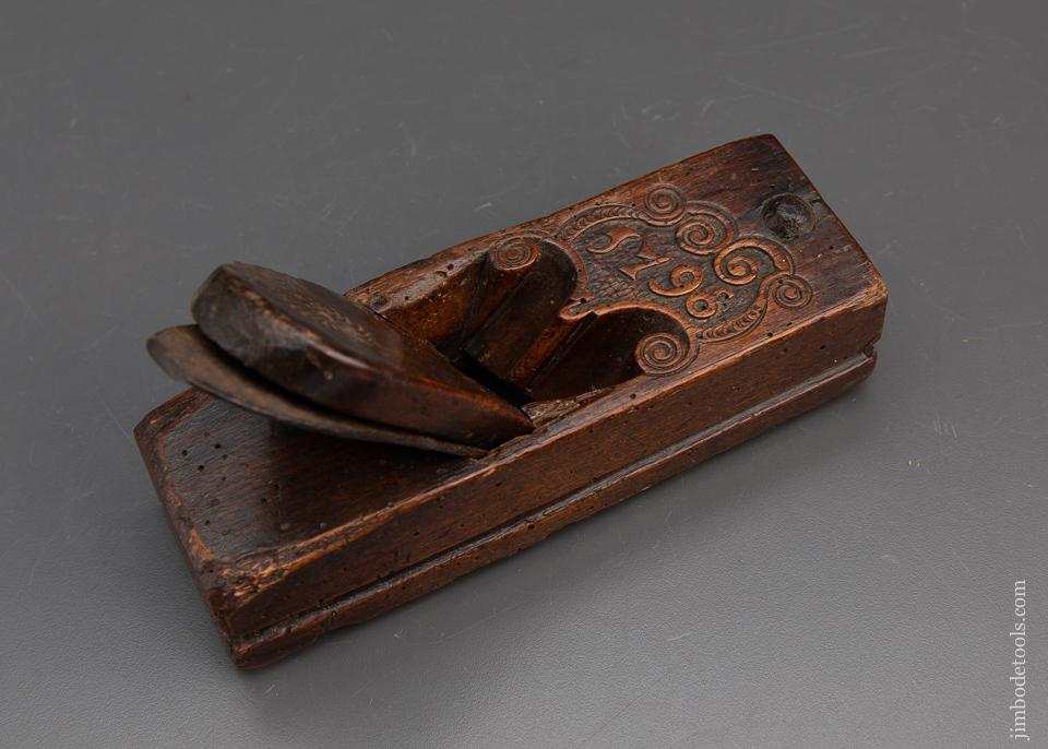 Remarkable! Dutch Skewed Panel Raising Plane Dated 1798 - 93463R