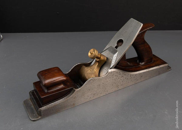 Amazing! 15 1/2 inch NORRIS No. 1 Pre-War Rosewood and Dovetailed Steel Jointer Plane - 93474UR