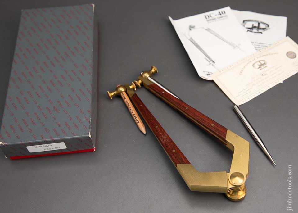 BRIDGE CITY TOOL WORKS DC-40 Dividing Compass MIB - 95201