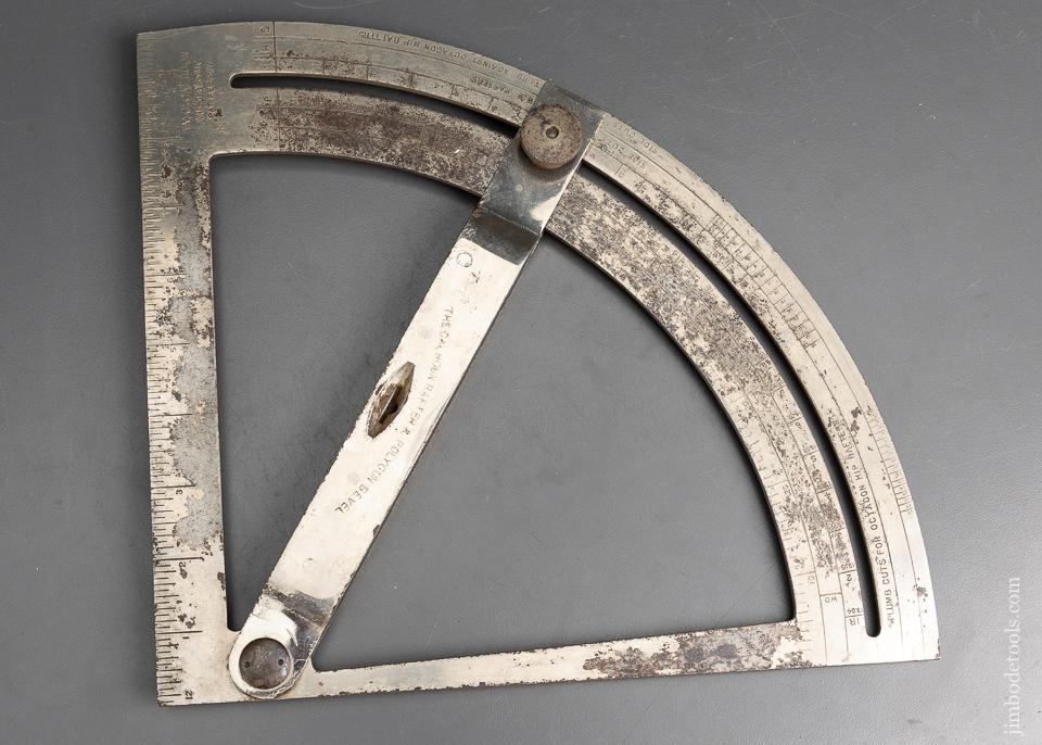 Rare A.O. CALHOUN PATENT Bevel Square - 95896