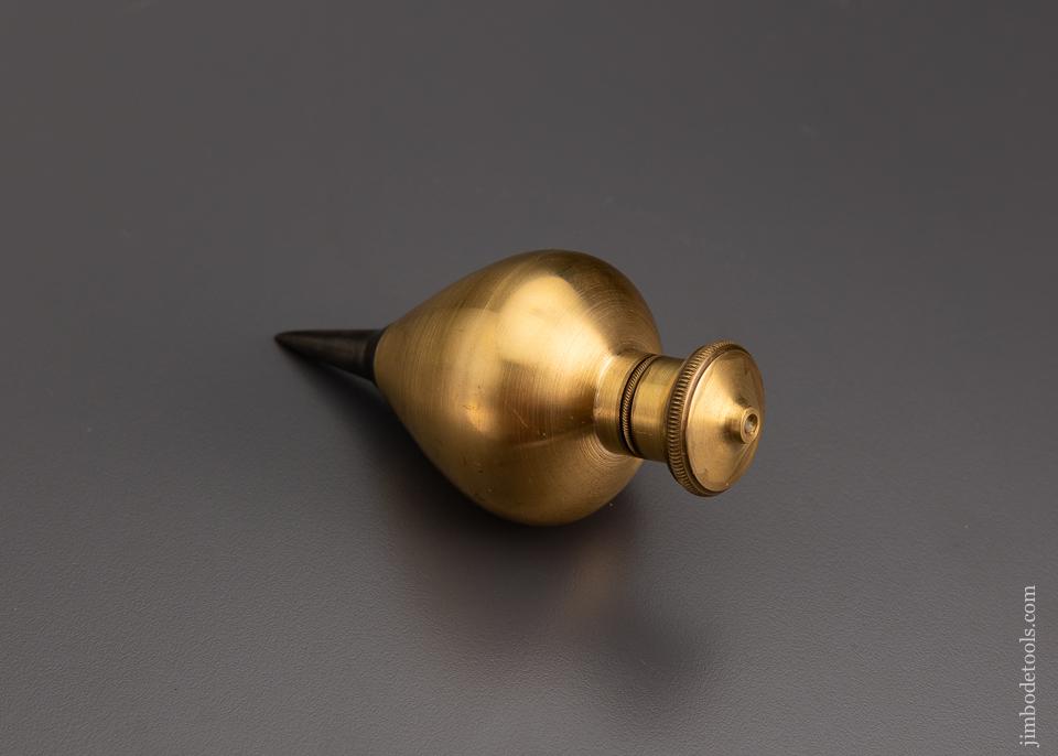 A Beauty of a Brass & Steel Plumb Bob - 96860