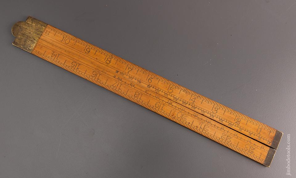 Mint H. CHAPIN No. 40 Boxwood Rule with Board Scales - 97021