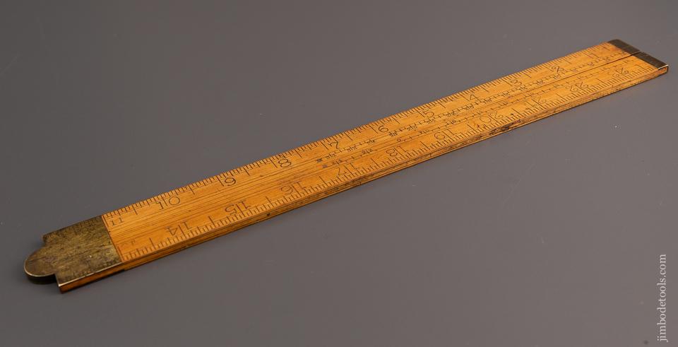 Mint H. CHAPIN No. 40 Boxwood Rule with Board Scales - 97021