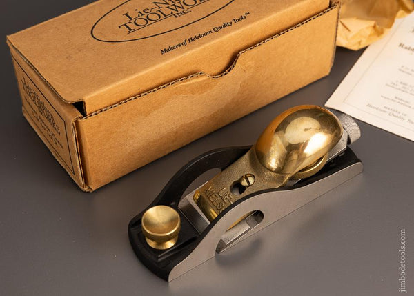 LIE NIELSEN No. 60 1/2R Rabbet Block Plane Mint in Box - 98336