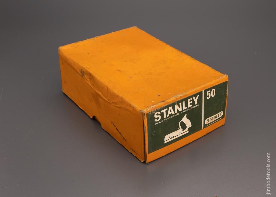 STANLEY No. 50 Combination Plow Plane 100% Complete in Original Box - 98905