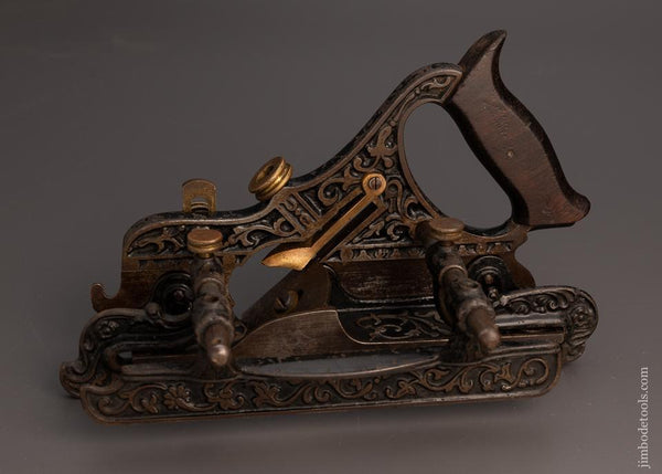 Fine STANLEY MILLERS PATENT No. 41 Ornate Plow Plane - 99209