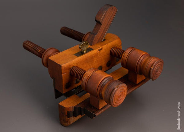 Boxwood & Rosewood E.W. CARPENTER IMPROVED ARMS PATENT Plow Plane - 99524