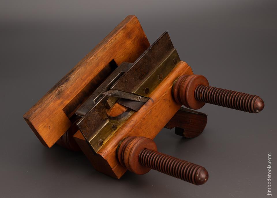 Boxwood & Rosewood E.W. CARPENTER IMPROVED ARMS PATENT Plow Plane - 99524