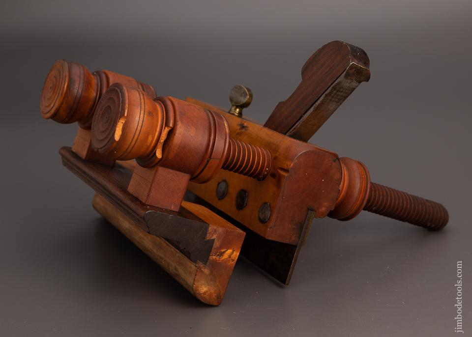Boxwood & Rosewood E.W. CARPENTER IMPROVED ARMS PATENT Plow Plane - 99524