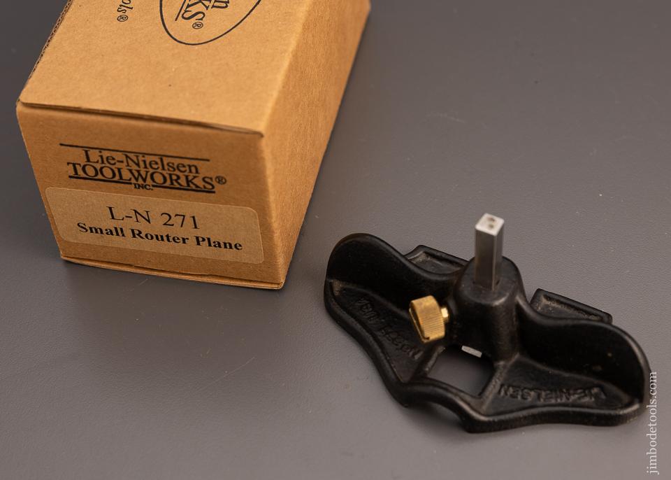 LIE NIELSEN No. 271 Router Plane Near Mint in Box - 99718