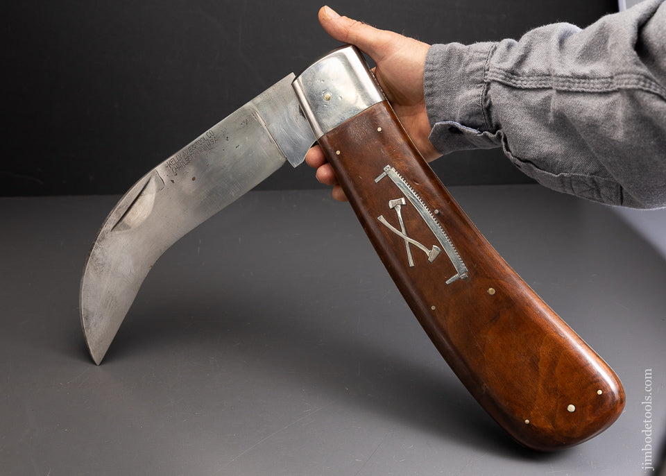 AMAZING 27 inch Folding Pocket Knife Marked KELLY AXE & TOOL CO. CHARLESTON W. VA. USA * EXCELSIOR 67534 - AS OF SEPT 10