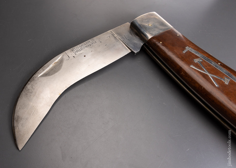 AMAZING 27 inch Folding Pocket Knife Marked KELLY AXE & TOOL CO. CHARLESTON W. VA. USA * EXCELSIOR 67534 - AS OF SEPT 10
