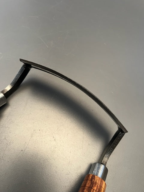 Amazing 5 Inch Chair Maker's Scorp Inshave Draw Shave Dead Mint Rosewood Handles! - 102740M