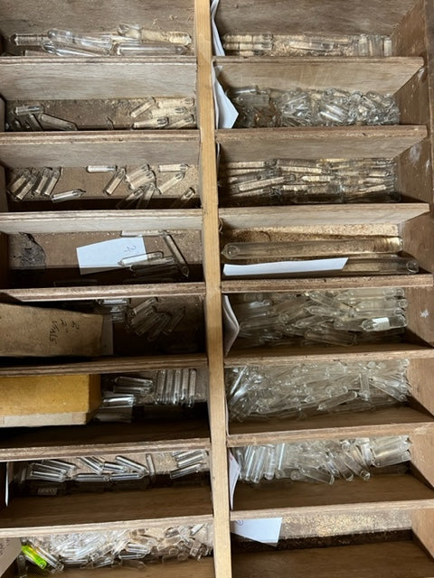 Vintage Level Vials Old Stock Without Lines Sizes 1" to 4" * 92036M