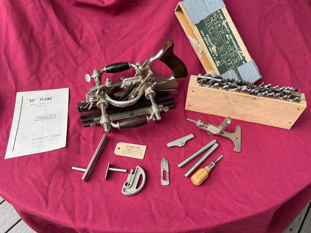 100% Complete STANLEY No. 55 Combination Plane -
