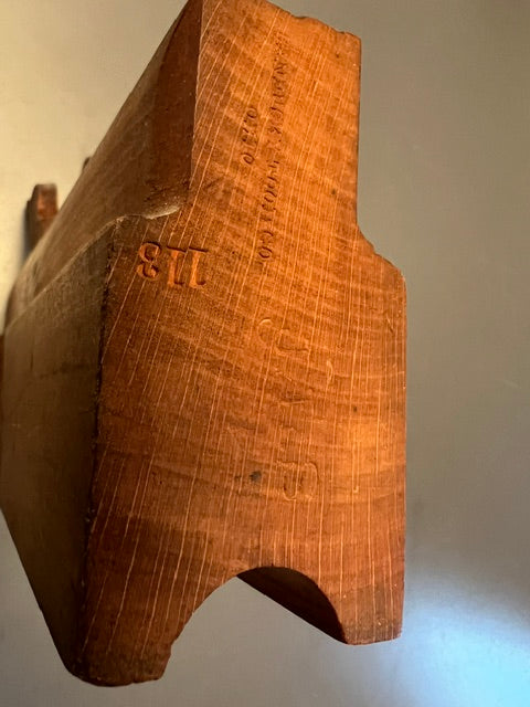 7/8 inch Nosing Plane with Double Iron by SANDUSKY TOOL CO OHIO circa 1869-1925 GOOD+  73722
