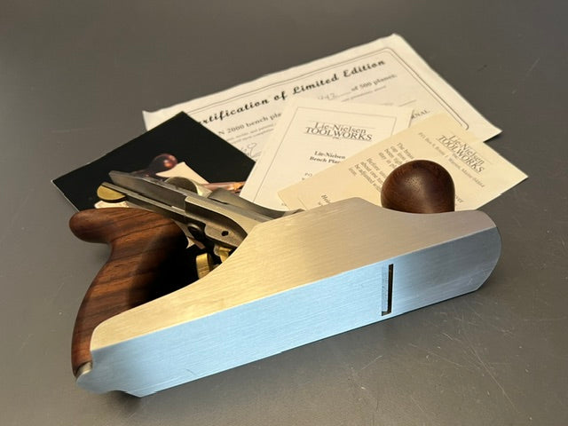 Rare White Bronze & Rosewood LIE NIELSEN No. LN 2000 Limited Edition Smooth Plane (No. 602) Mint in the Box - 122067 - AS OF SEPT 19
