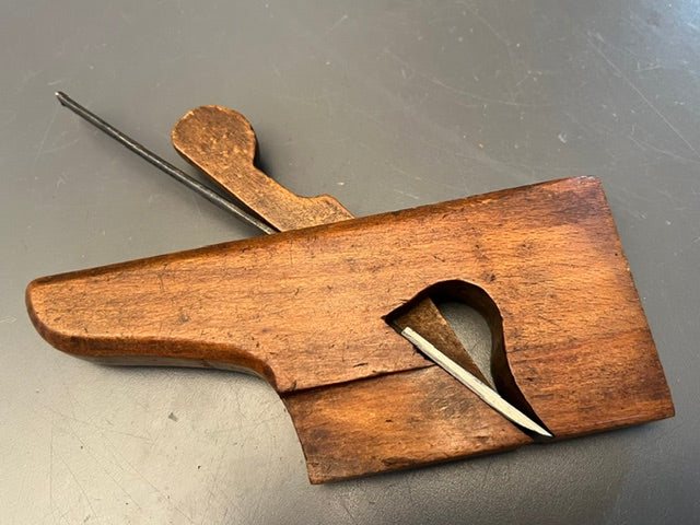 Fine Tail Handled Coachmaker's Curved Rabbet Plane - 74406 -