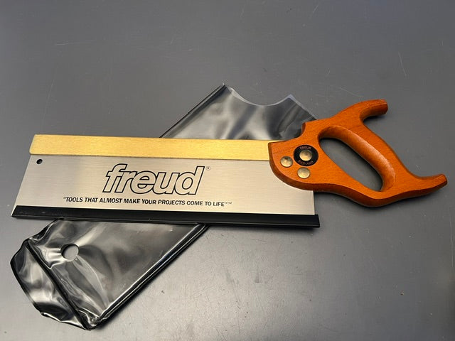 Mint Unused FREUD Brass Back Tenon Saw- 107675 -