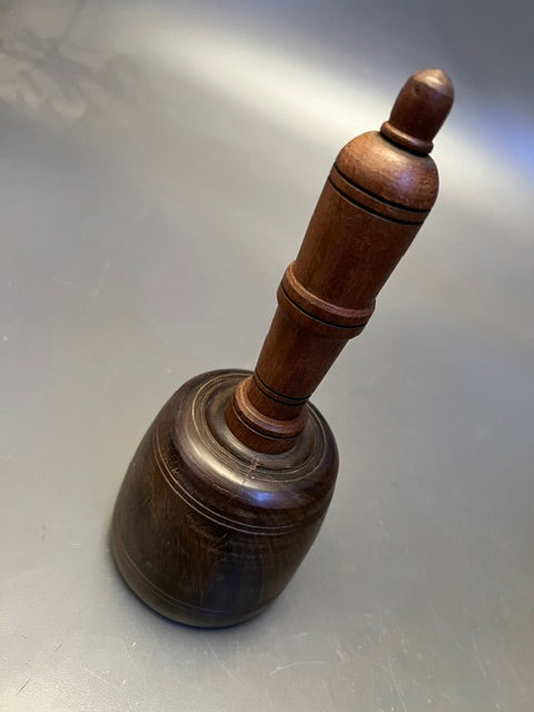Stunning 1Pound 9 oz. Fancy Lignum Vitae English Carving Mallet - 121776e