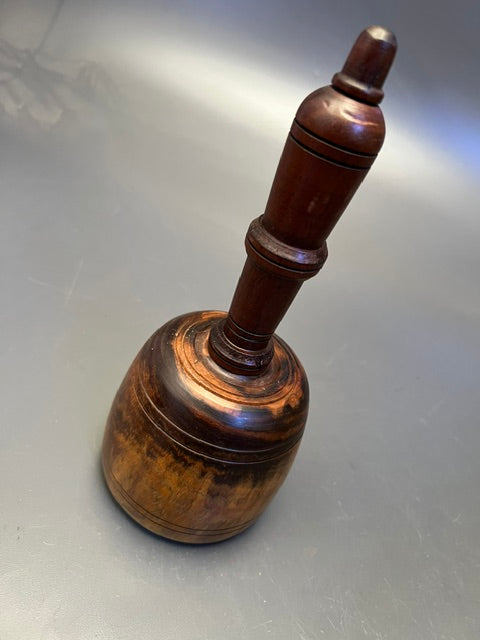 Stunning 2 Pound  Fancy Lignum Vitae English Carving Mallet- 117656e