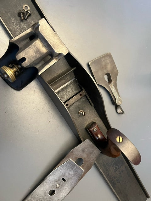 Rare TYPE ONE BAILEY BOSTON No. 8 Jointer Plane with Banjo Spring & Triple Screw Frog - EXCELSIOR 110727 - AS OF FEB 16