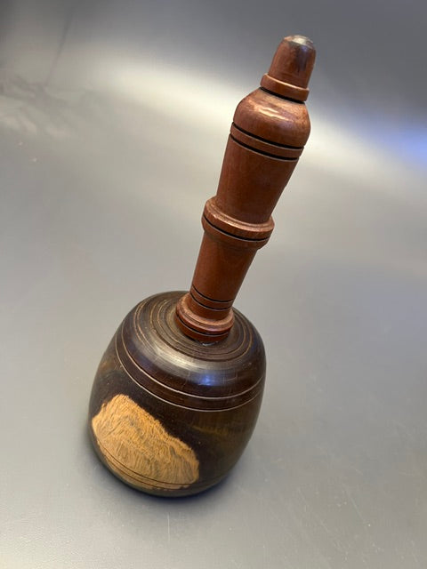 Stunning 2 Pound Ounce Fancy Lignum Vitae English Carving Mallet - 121776 -