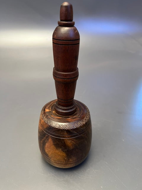 Stunning 2 Lb Fancy Lignum Vitae English Carving Mallet - 90094 -