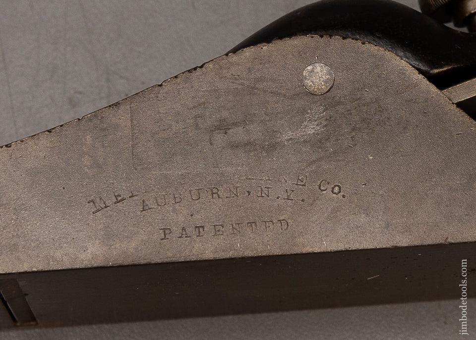 Extra Fine METALLIC PLANE CO. AUBURN, N.Y. Tail Handle Block Plane with Adjustable Mouth - 116868