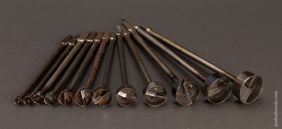 Extra-Fine-Near-Mint-Premium-Set-of-BENJAMIN-FORSTNER-PATENT-Auger-Bits-120000