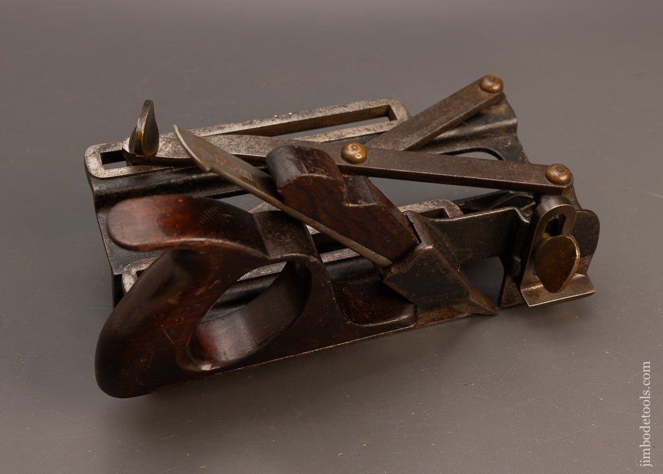 Marvelous-MORRIS-PATENT-MAR.-21,-1871-Scissor-Arm-Plow-Plane-118308