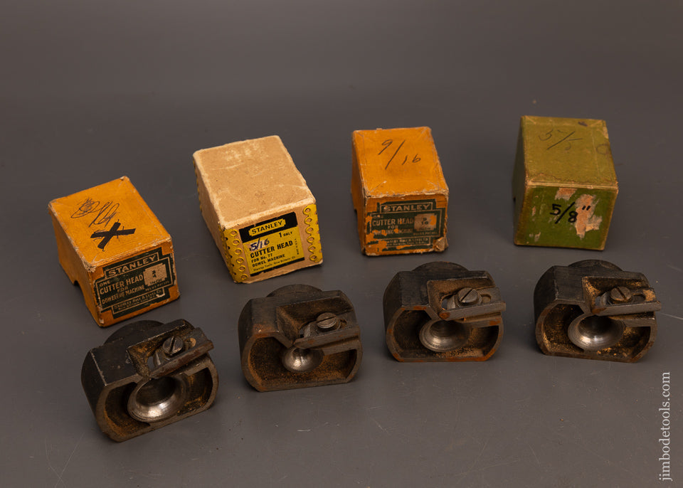 Perfect-STANLEY-No.-77-Dowel-Machine-with-All-9-Cutter-Heads-118482